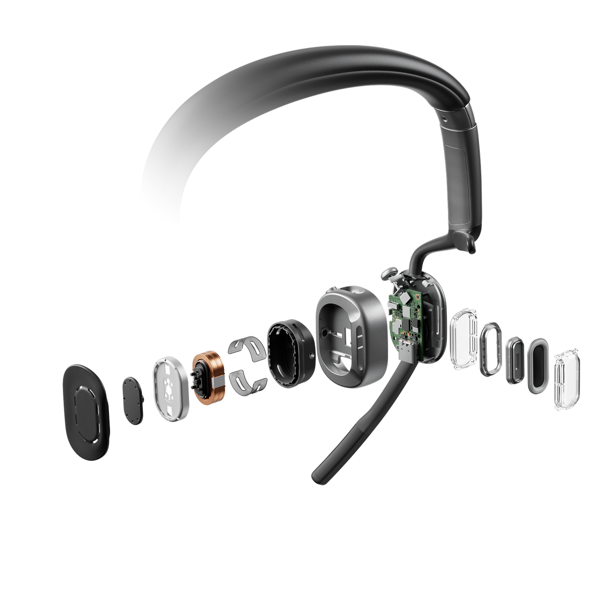 OpenMeet2会議・通話用ワイヤレス骨伝導ヘッドセット- Shokz