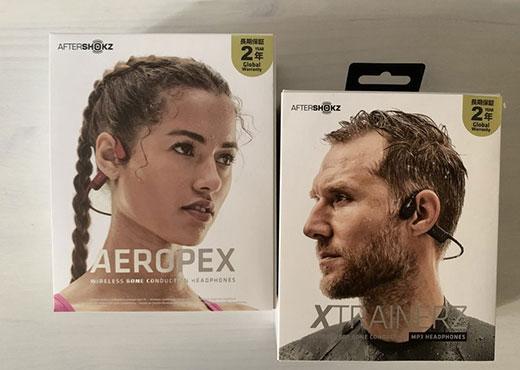 【比較】AEROPX vs XTRAINERZ どっちがオススメ？AfterShokz骨伝導イヤホン