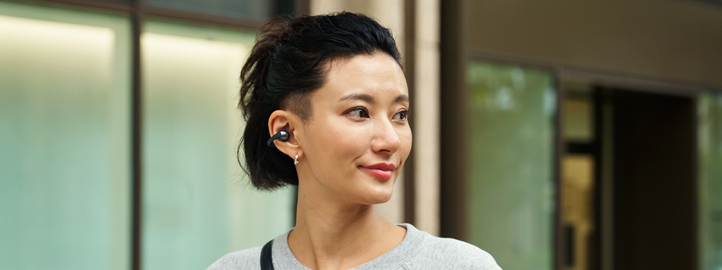 作業中の騒音をカット。集中と通話品質を高めるオープンイヤーイヤホン