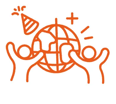 15周年を一緒に祝う