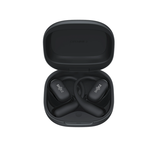 【新品/専用ケース付】SHOKZ OPENFIT 2+ ブラック ワイヤレス OpenFit 2 オープンイヤーイヤホン - Shokz (ショックス) 日本