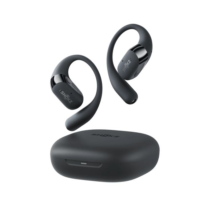 SHOKZ OPENLNT 2 ブラック ワイヤレスイヤホン OpenFit 2 オープンイヤーイヤホン - Shokz (ショックス) 日本