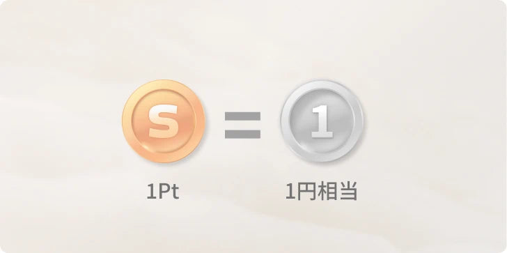 1.ポイントでお支払い