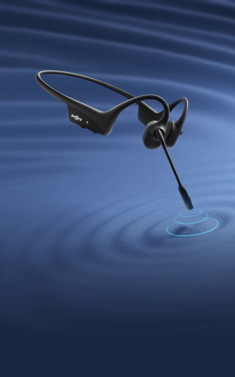 AfterShokz OpenComm骨伝導ヘッドセット Shokz ショックス OpenComm2 ビジネス骨伝導ヘッドセット - Shokz(ショックス) 日本