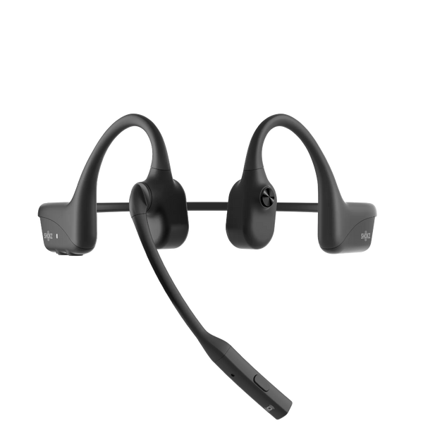 SHOKZ OpenComm 2 ブラック 骨伝導イヤホン OpenComm2 ビジネス骨伝導ヘッドセット - Shokz(ショックス) 日本