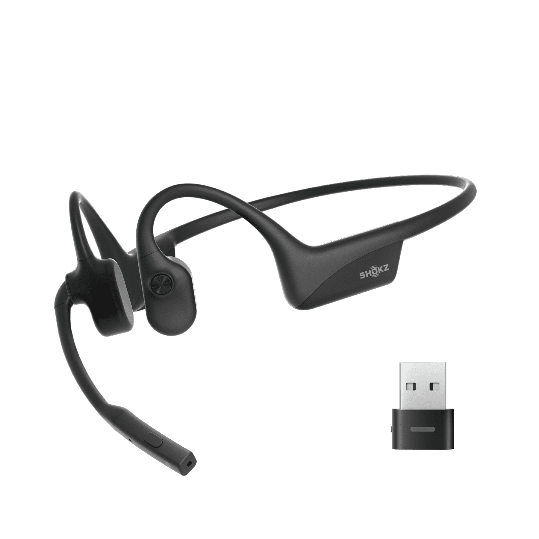 OpenComm2 UC ビジネスモデル 骨伝導ヘッドセット - Shokz(ショックス OpenComm2 UC ビジネスモデル 骨伝導ヘッドセット - Shokz(ショックス