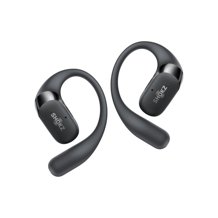 SHOKZ 骨伝導イヤホン ブラック オープンフィット2 OpenFit 2 オープンイヤーイヤホン - Shokz (ショックス) 日本