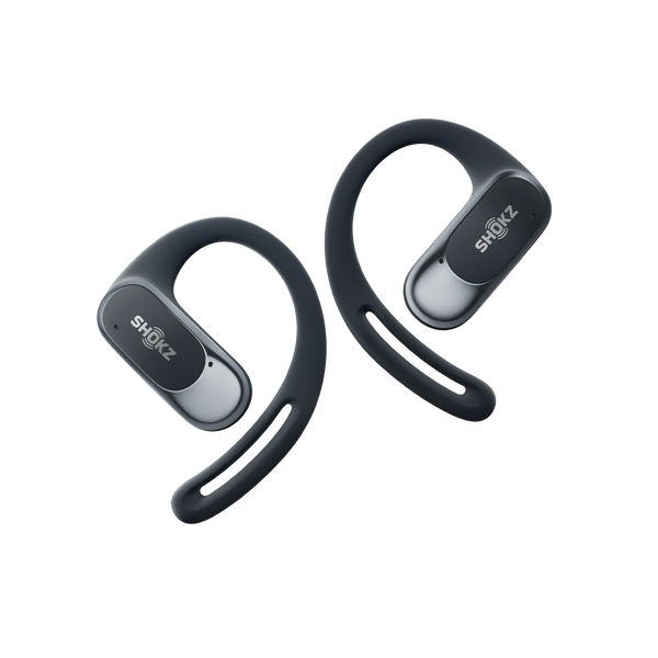 SHOKZ OPENFIT ブラック 充電ケース付き OpenFit Air オープンイヤーイヤホン - Shokz (ショックス) 日本