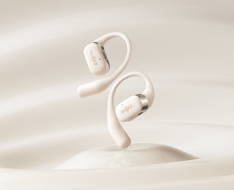 SHOKZ OPENFIT ワイヤレスイヤホン ベージュ(中古ほぼ未使用 SHOKZ OPENFIT ワイヤレスイヤホン ベージュ(中古ほぼ未使用