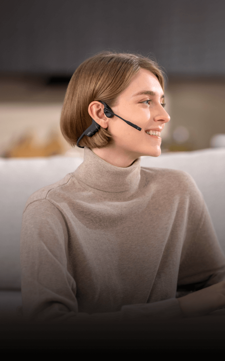 SHOKZ OPENCOMM 2 UC ワイヤレスヘッドセット OpenComm2 UC ビジネスモデル 骨伝導ヘッドセット - Shokz