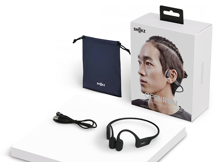 Shokz (旧AfterShokz) OpenRun スタンダードモデル 骨伝導イヤホン