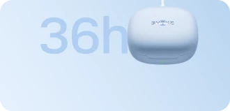 最大36時間再生のロングバッテリー