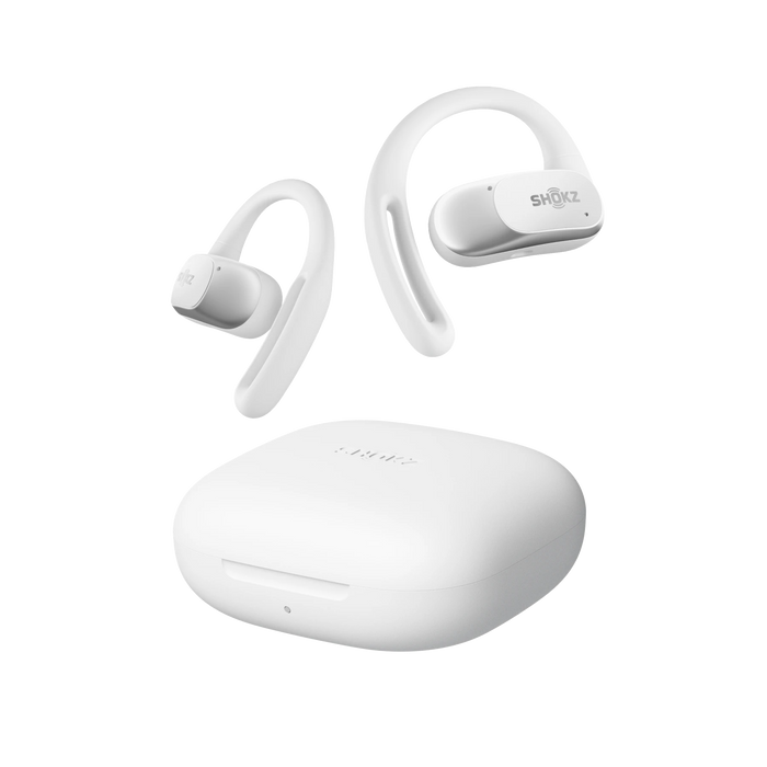 SHOKZ OPENFIT AIR ワイヤレスイヤホン 白 OpenFit Air オープン SHOKZ OPENFIT AIR ワイヤレスイヤホン 白 OpenFit Air オープン