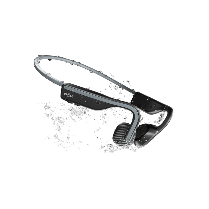 SHOKZ OPENMOVE ワイヤレス骨伝導イヤホン グレー OpenMove お手頃価格の骨伝導 イヤホン - Shokz (ショックス) 日本