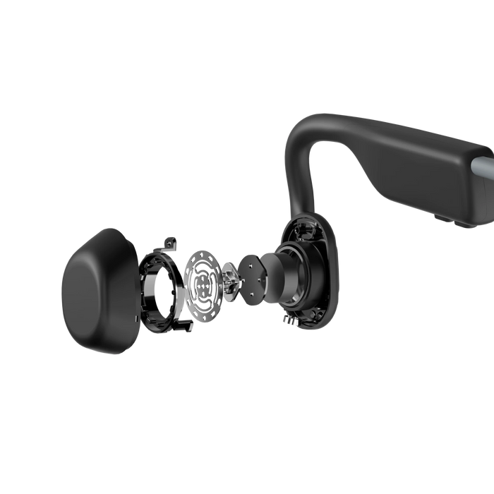 SHOKZ OPENMOVE 骨伝導イヤホン グレー OpenMove お手頃価格の骨伝導 イヤホン - Shokz (ショックス) 日本